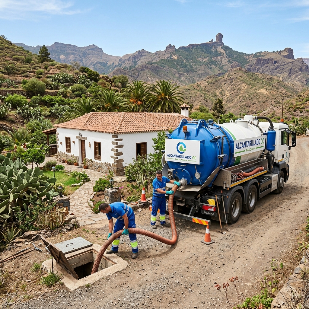 Limpieza de fosas sépticas en Telde, Gran Canaria